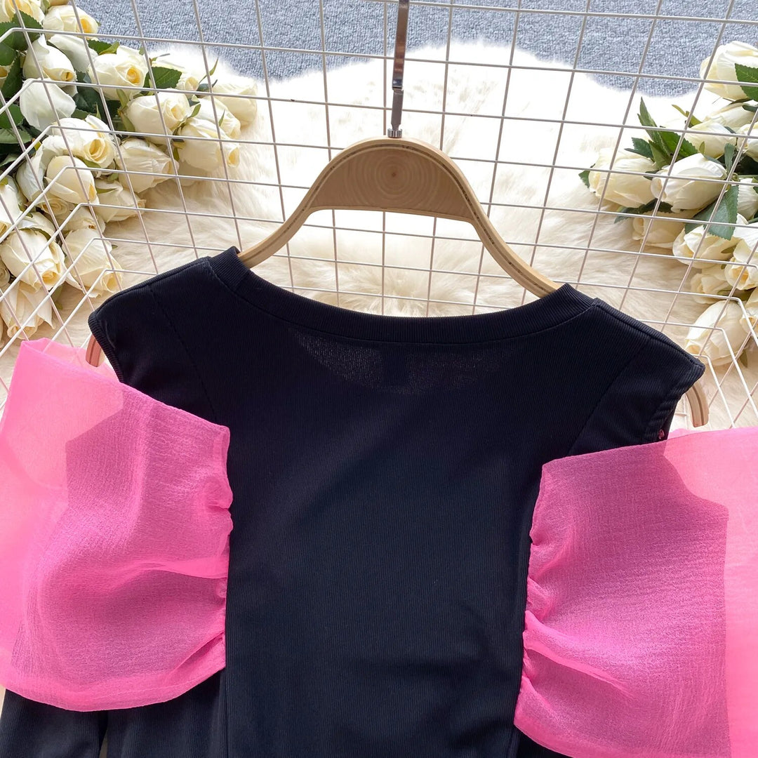 Margerine Luxury Knit Top with Bow Detailing