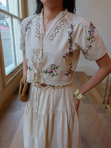 Taurel Embroidered Coordinated Set