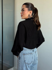 Alexa Knitted Blouse with Coordinated Shrug