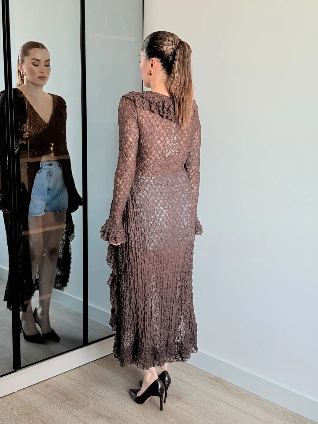 Elvis High Low Lace Blouse