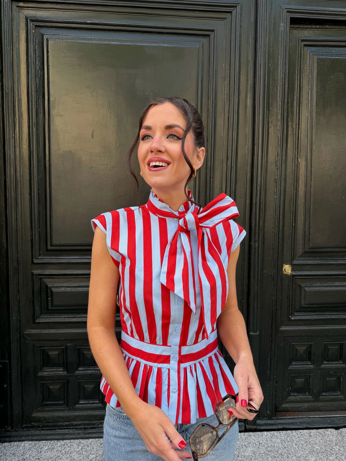 Beryl Striped Blouse