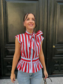Beryl Striped Blouse