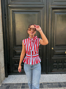 Beryl Striped Blouse