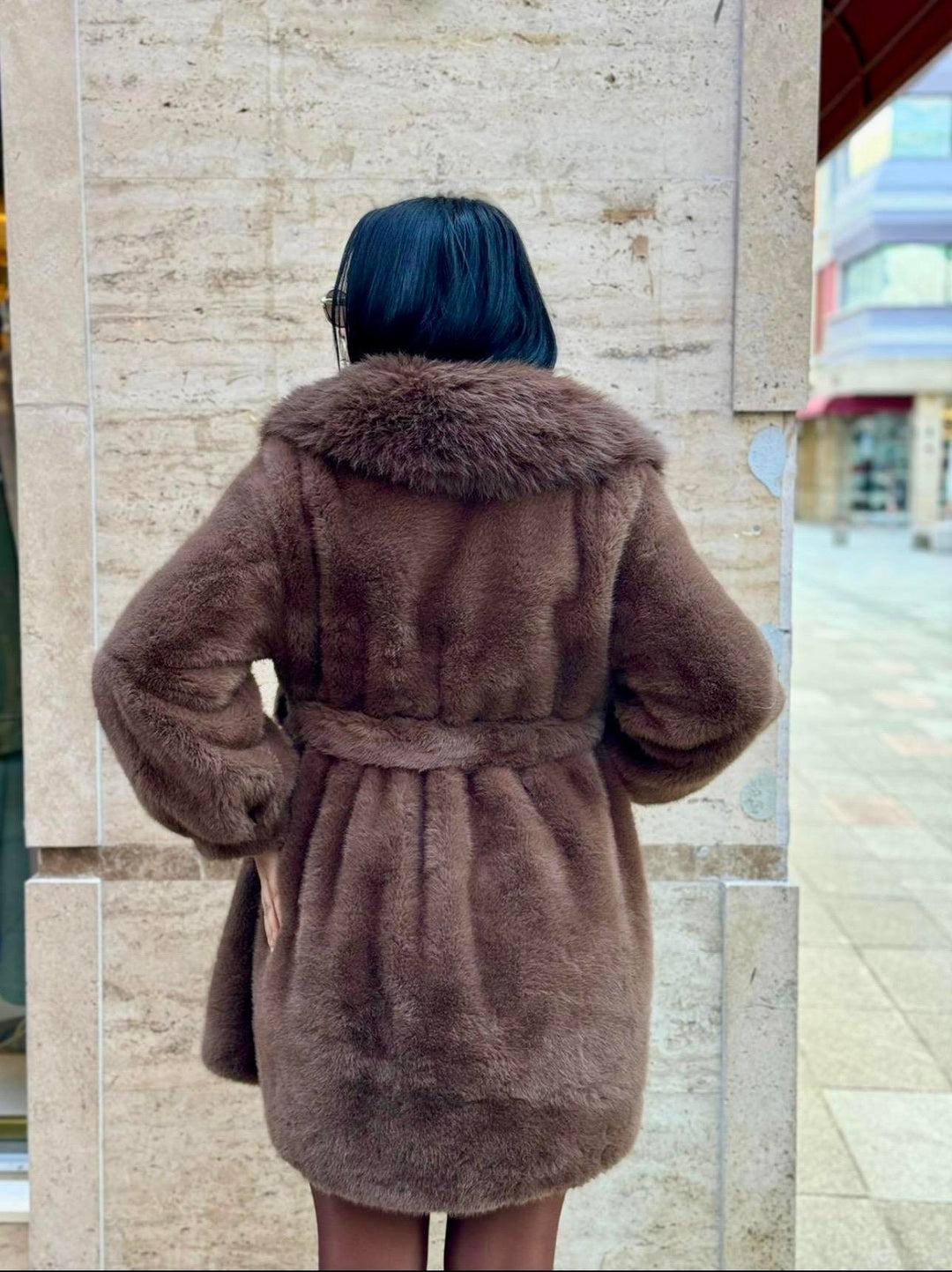 Aubrey Faux Fur Teddy Coat