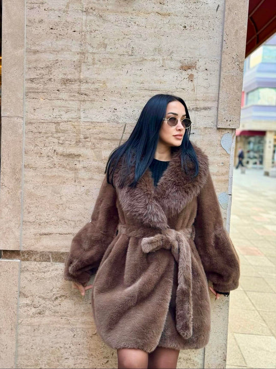 Aubrey Faux Fur Teddy Coat