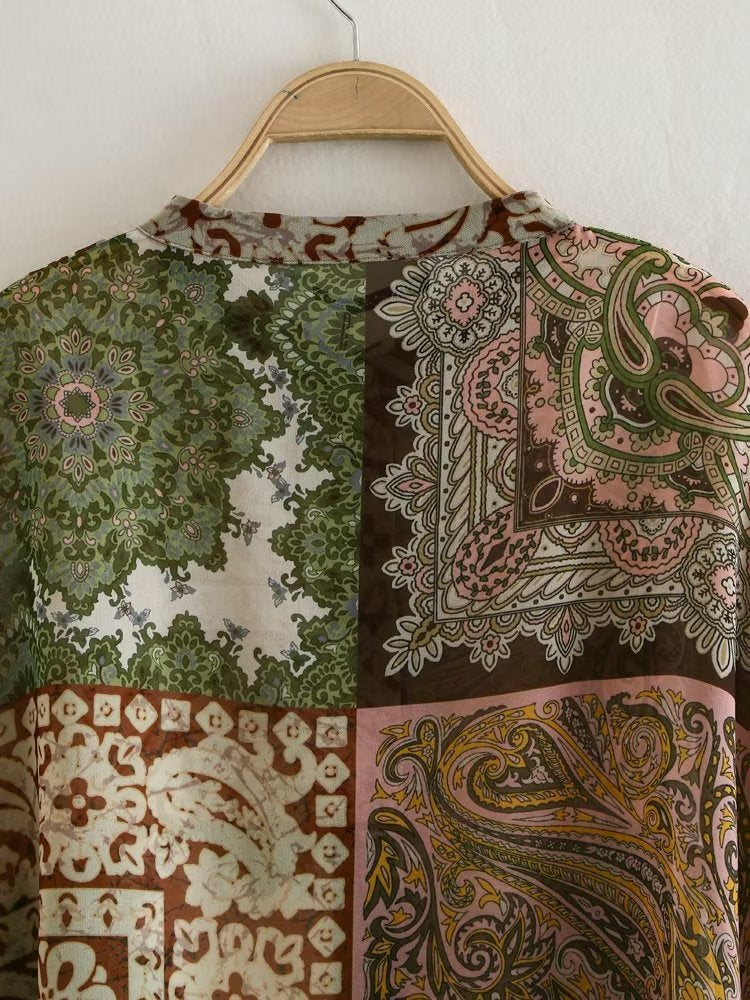 Sage Printed Coord Set