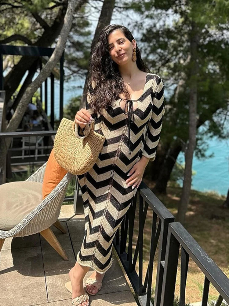 Martha Soft Knit Holiday Dress