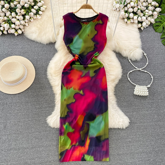 Nadia Bodycon Mesh Dress