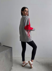 Gemini 3D fringe detailing Sweaters