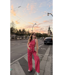 Candy Striped Coordinated Set