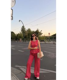 Candy Striped Coordinated Set