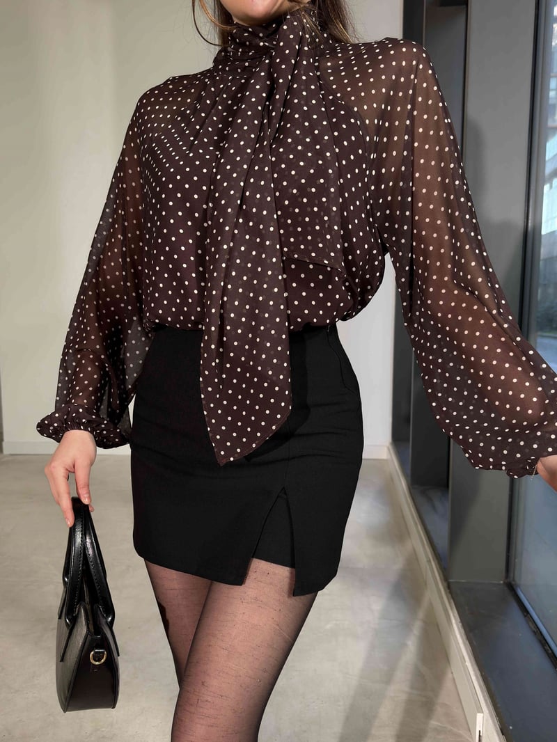 Gabriella Polka Dot Blouse