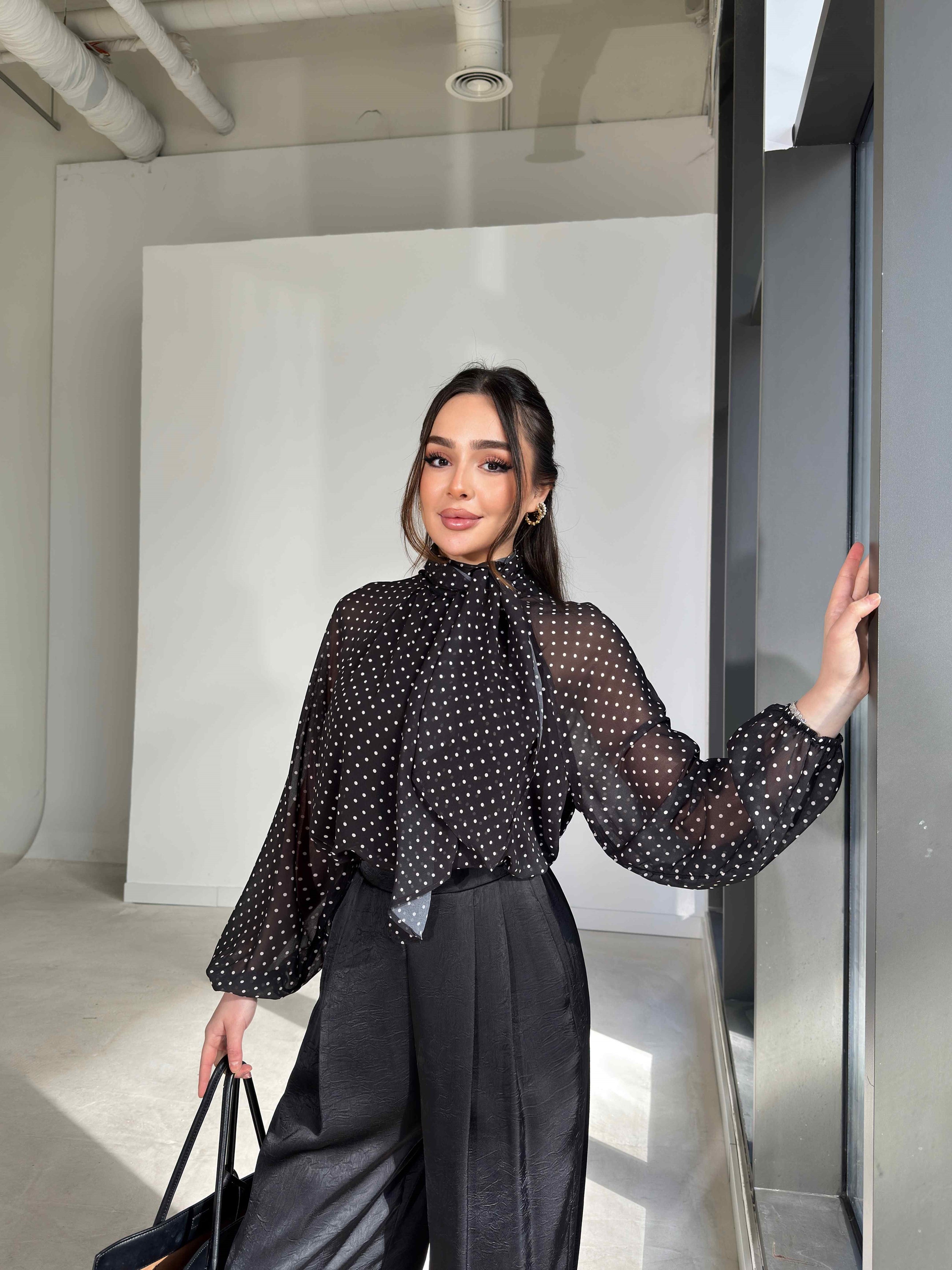 Gabriella Polka Dot Blouse