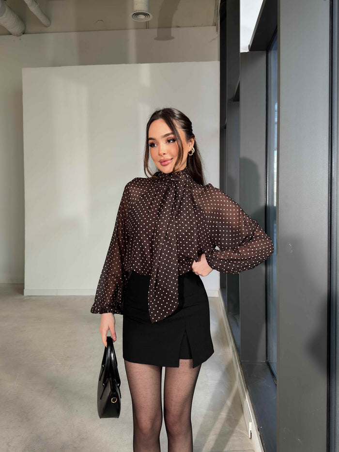 Gabriella Polka Dot Blouse