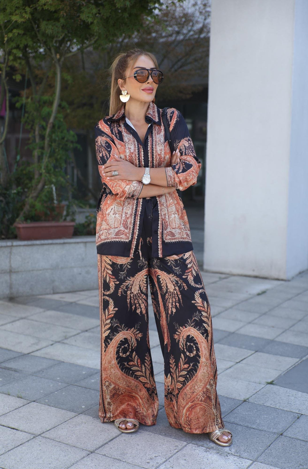 Alba Printed Coord Set
