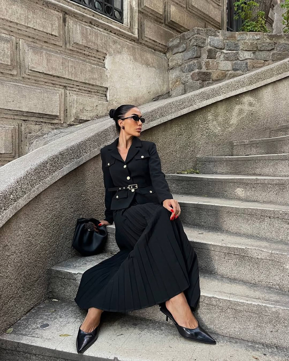 Tiffany Luxe Suit With Skirt