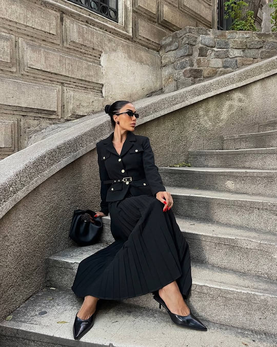 Tiffany Luxe Suit With Skirt