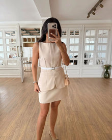 Dia Coordinated Set with Belt