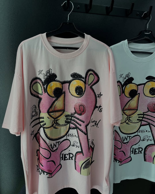 Panther Round Neck Summer Tee