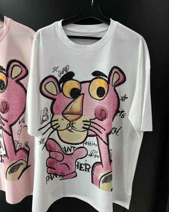 Panther Round Neck Summer Tee