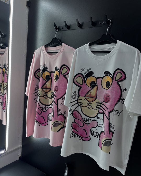 Panther Round Neck Summer Tee