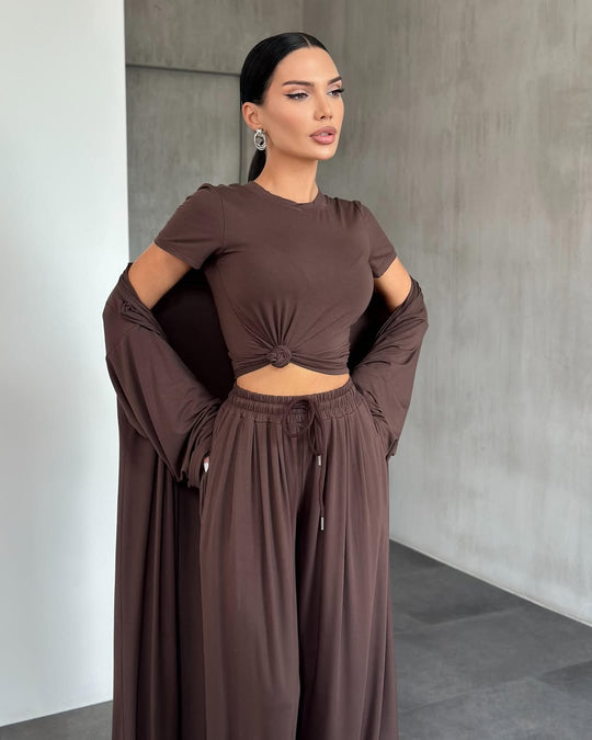 Genelia Three Piece Luxury TrackSets