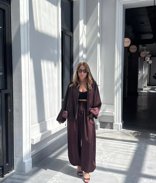 Lucinda Satin Luxe Set