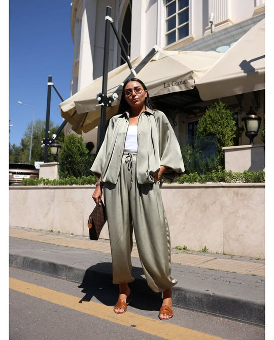 Lucinda Satin Luxe Set