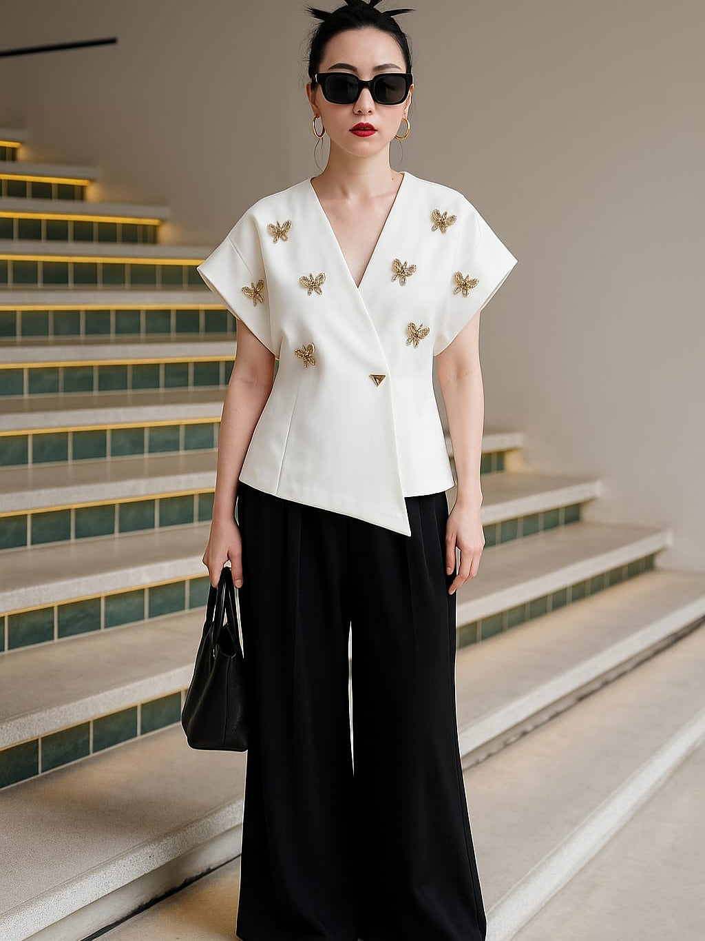 Juno 3D Embellished Blazer