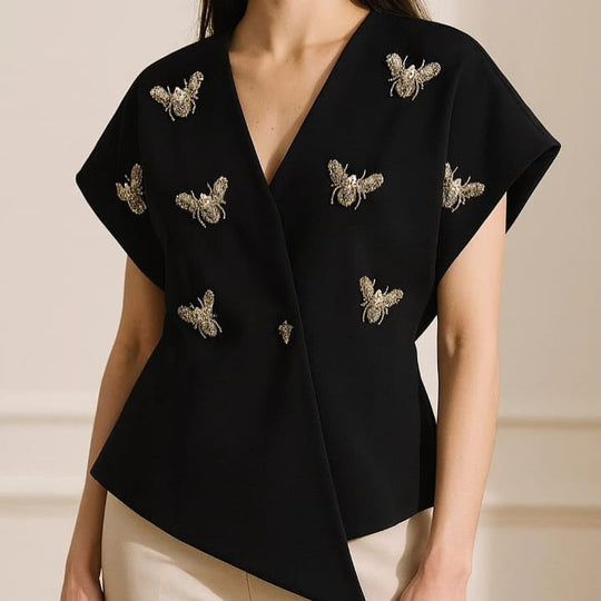 Juno 3D Embellished Blazer