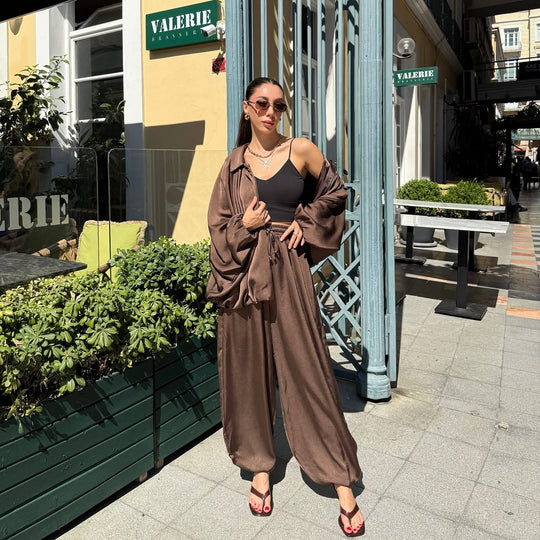 Lucinda Satin Luxe Set