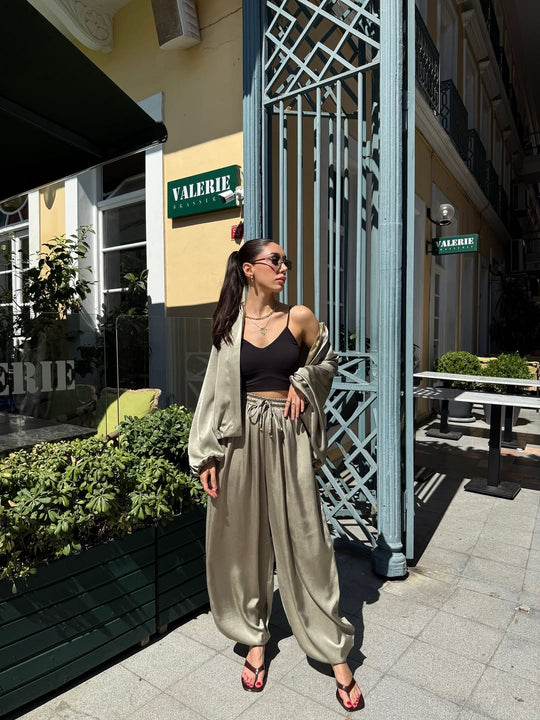 Lucinda Satin Luxe Set