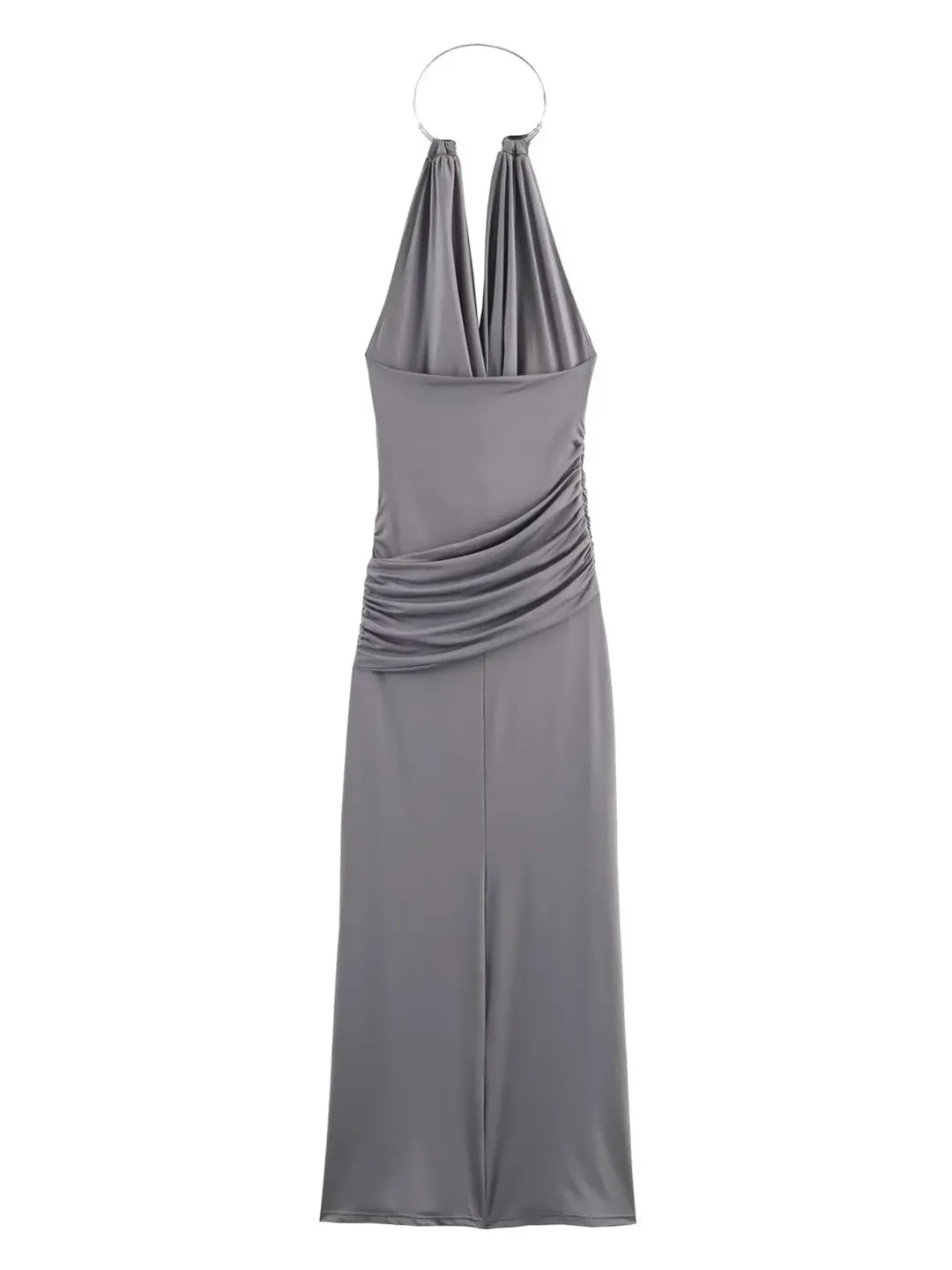Justina Jewel Collar Bodycon Maxi Dress