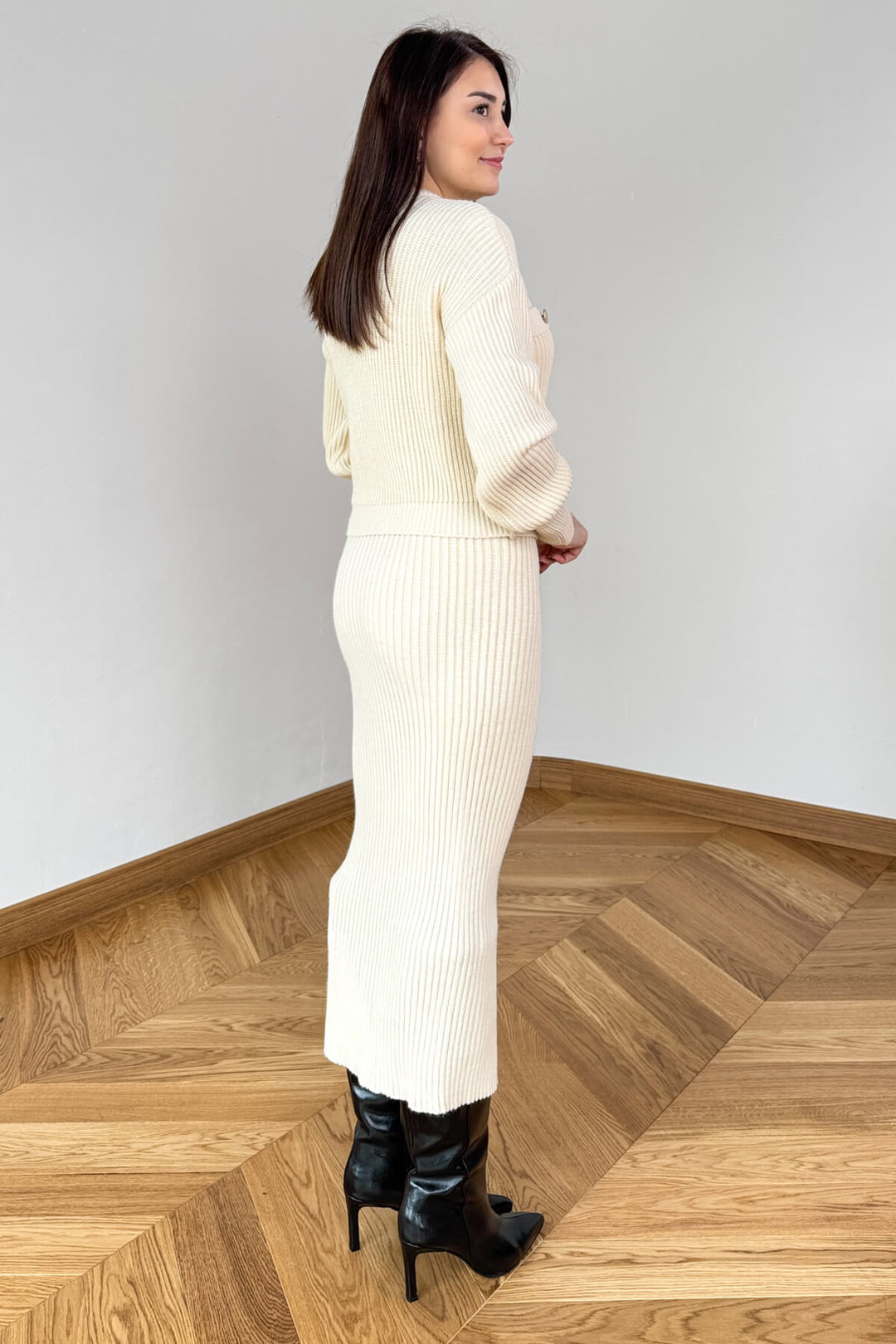 Kira  Luxury Coordinated Set with Skirt