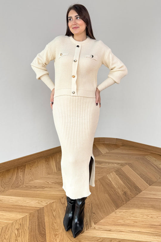 Kira  Luxury Coordinated Set with Skirt