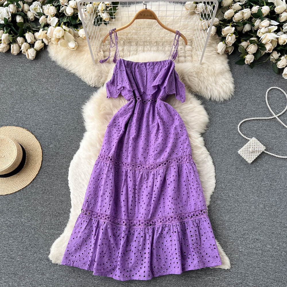 Madeline Hollow out Dress