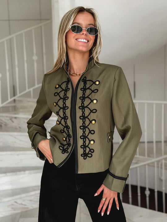 Elise Cropped Vintage Jacket