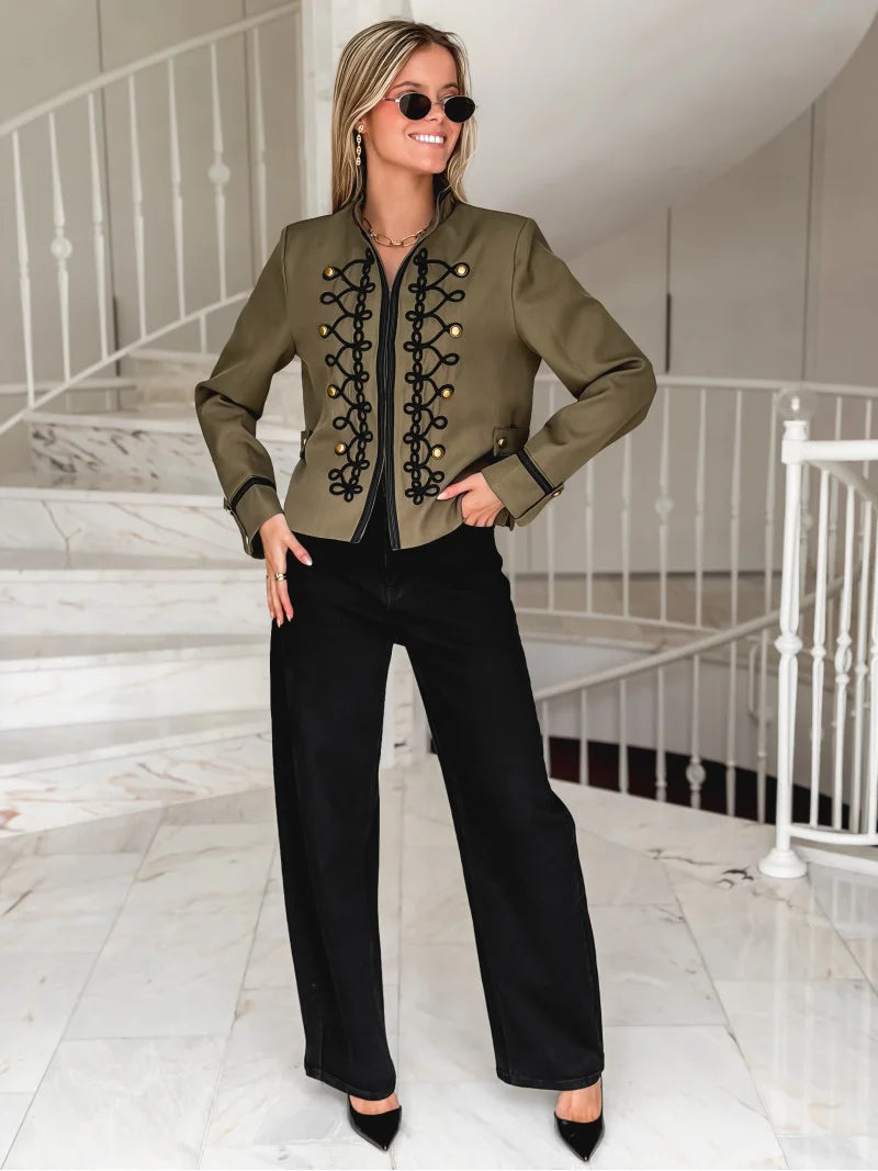 Elise Cropped Vintage Jacket