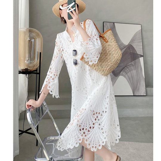 Alexendra Summer Dress with Belt