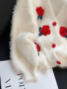 Cassey 3D Flower Applique detailing Sweaters