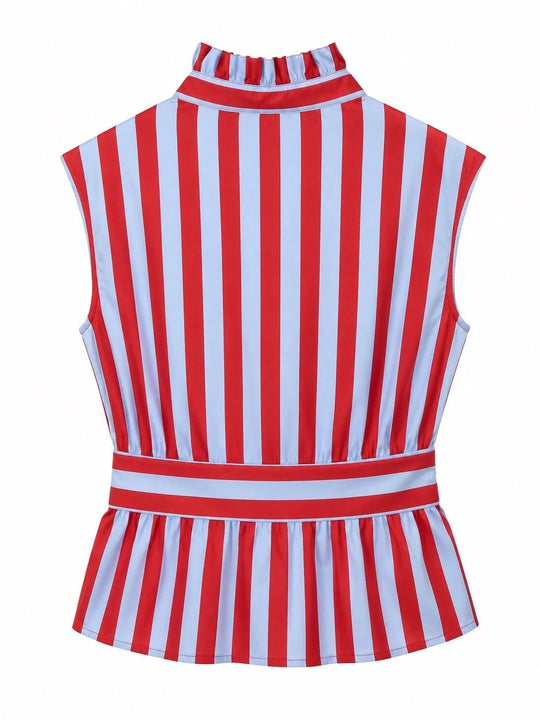 Beryl Striped Blouse