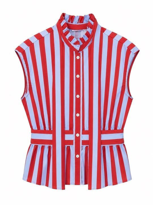 Beryl Striped Blouse