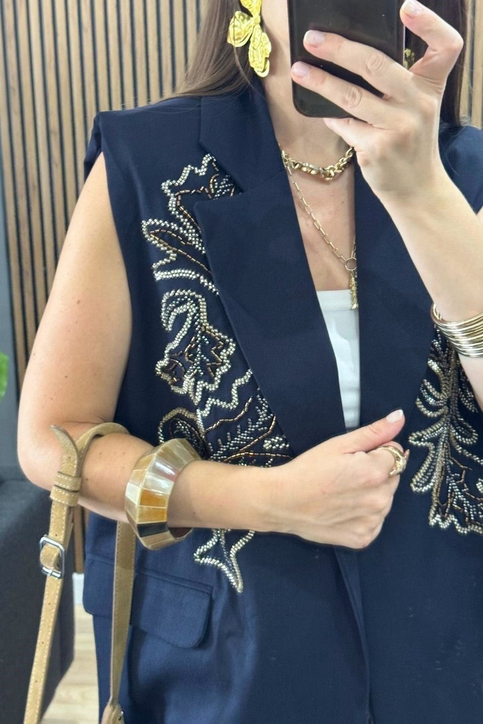 Aurelia 3D Embellished Blazer