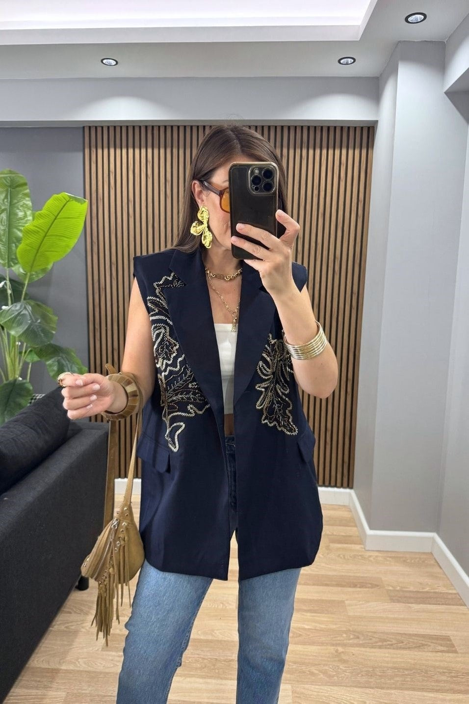 Aurelia 3D Embellished Blazer