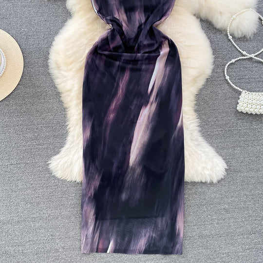 Nadia Bodycon Mesh Dress