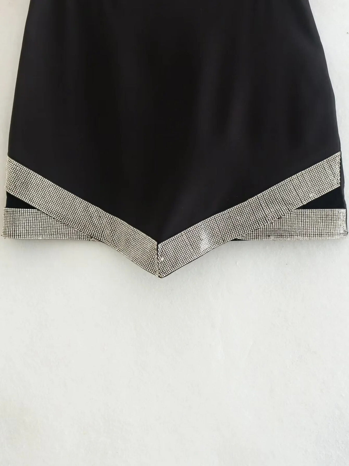 Megan High Waisted Sequin Patch work Skirt