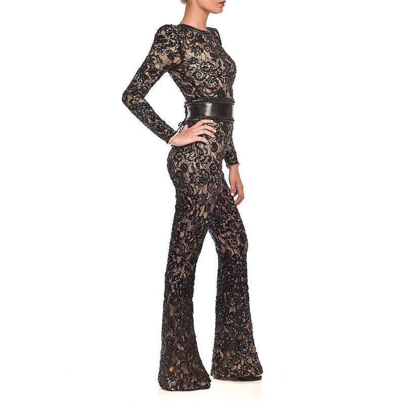 Serena Lace up Bodysuit