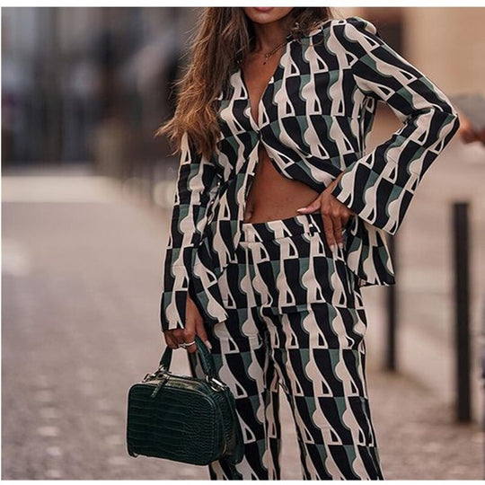 Evy Printed Coord Set