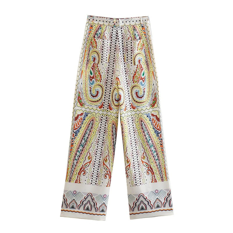 Shenice Printed Blazer and Pants Set