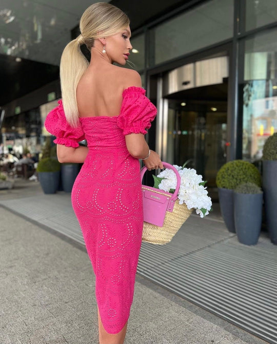 Donatella Hollow out Dress